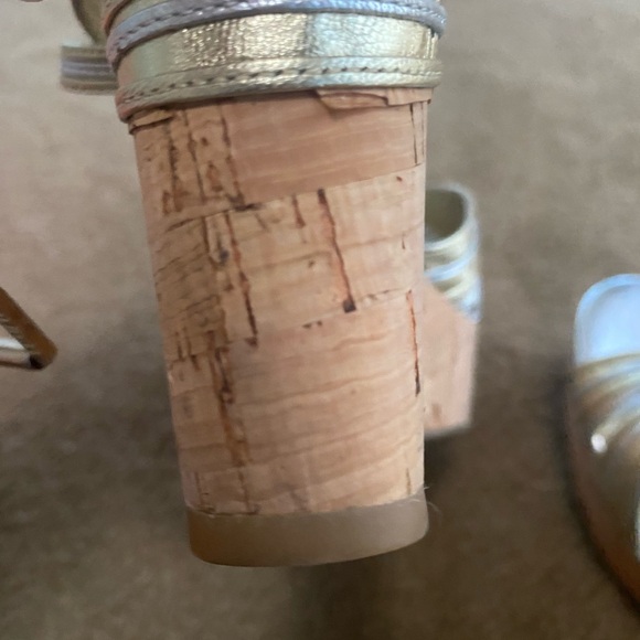 Ivanka Trump Cork Wedges 10.5 - Picture 9 of 11
